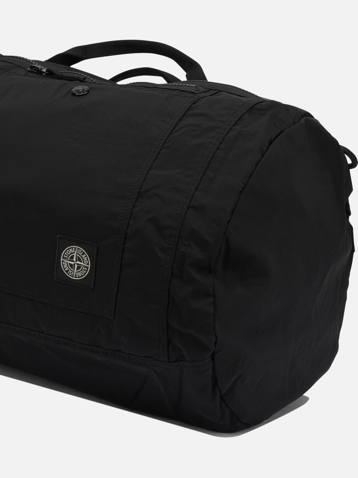 Stone Island Nylon metal travel bag Black