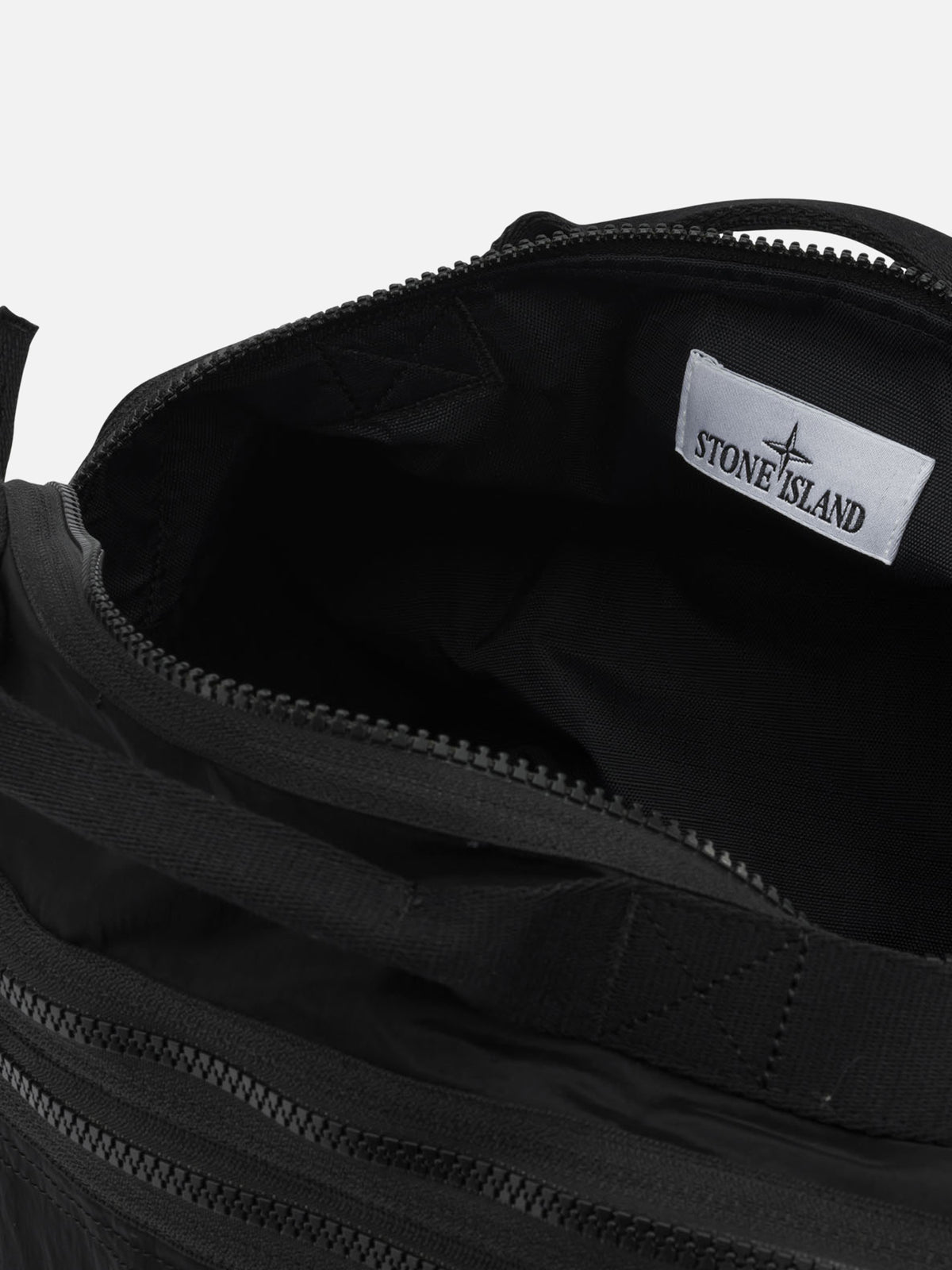 Stone Island Nylon metal travel bag Black