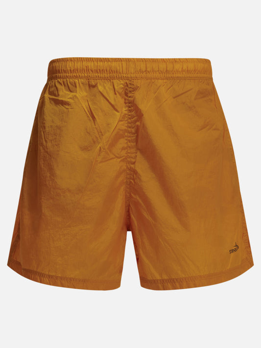 Swim shorts Logo  Orange - Stone Island Men | PLP | VIETTI Online Store 
