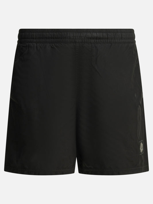 Swim shorts Logo  Black - Stone Island Men | PLP | VIETTI Online Store 
