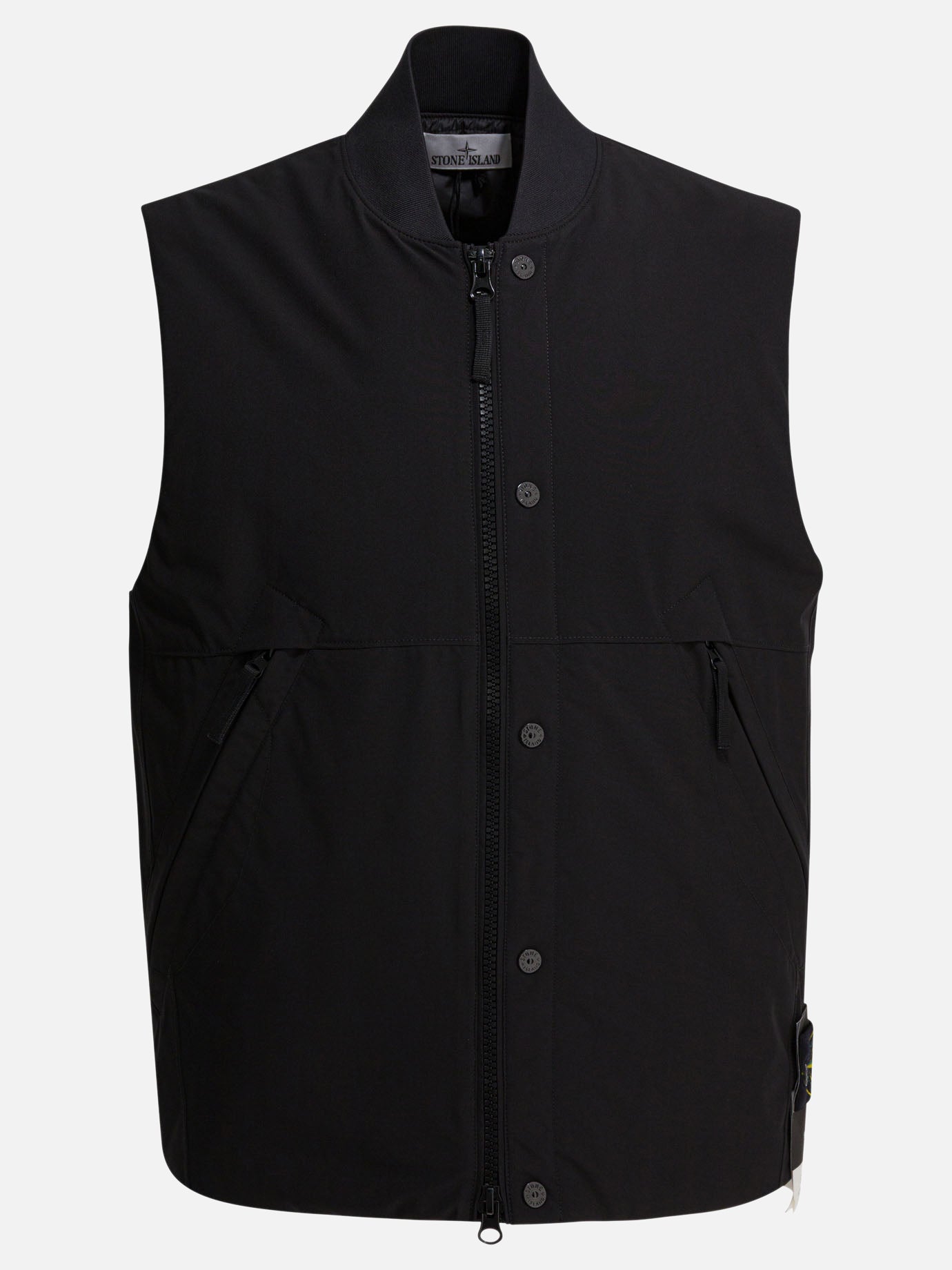 Vest jackets Logo  Black - Stone Island Men | PDP | VIETTI Online Store | thumbnail