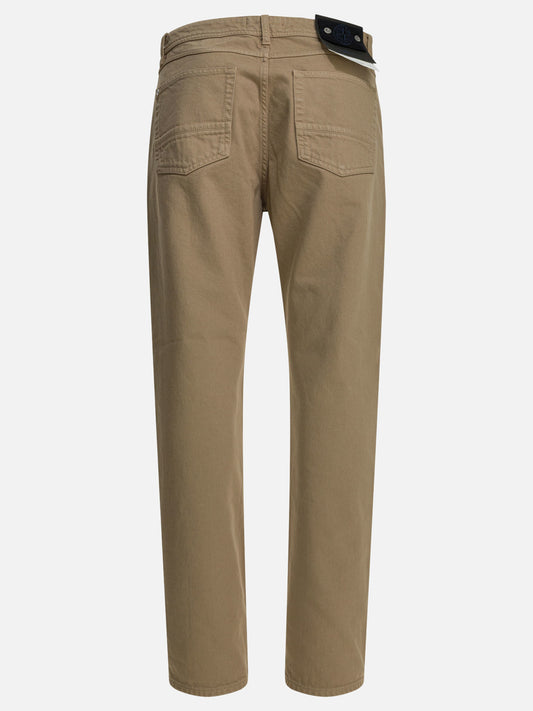 Straight-leg jeans Solid colour  Beige - Stone Island Men | PLP | VIETTI Online Store | 2
