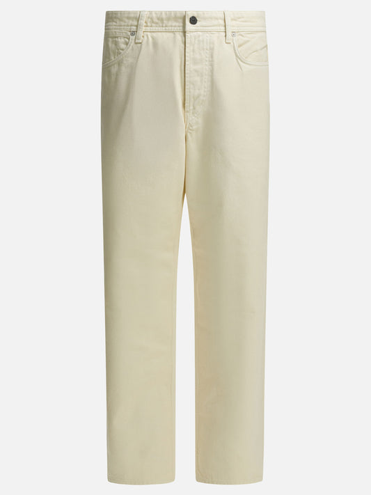 Straight-leg jeans Solid colour  White - Stone Island Men | PLP | VIETTI Online Store 

