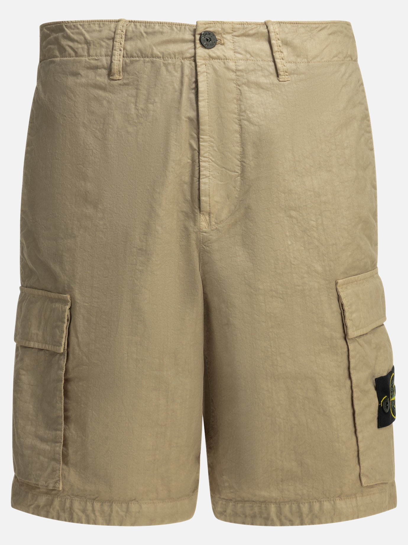 Short cargo Logo  Beige - Stone Island Uomo | PDP | VIETTI Online Store | thumbnail