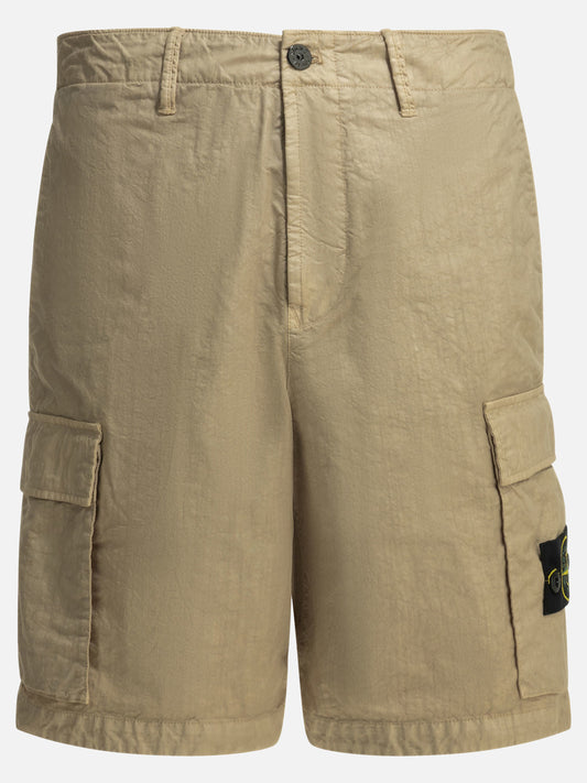 Short cargo Logo  Beige - Stone Island Uomo | VIETTI Online Store 
