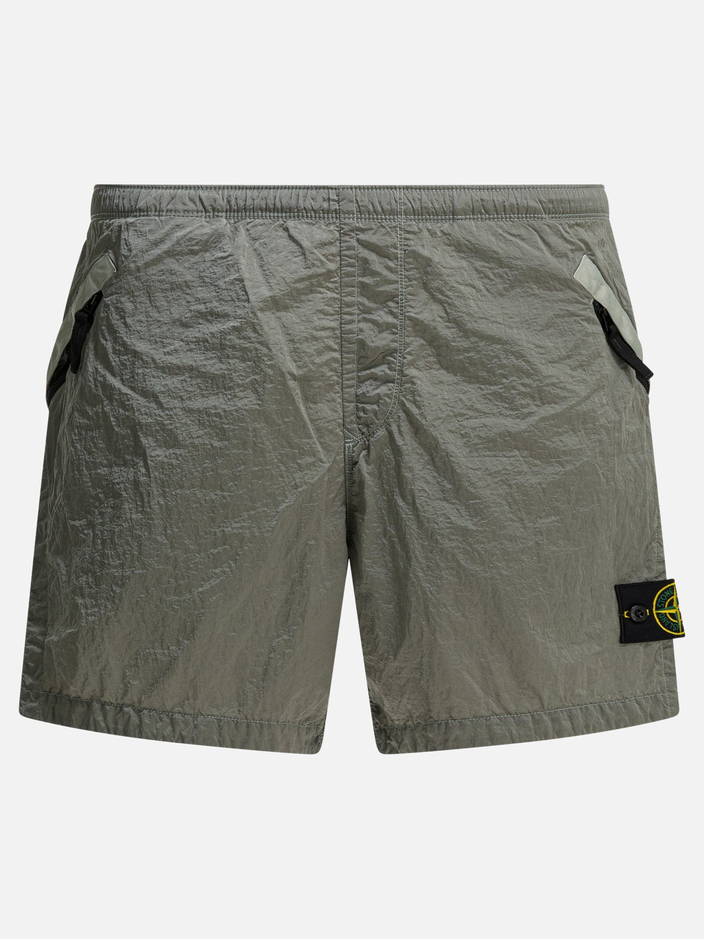 Technical shorts Logo  Grey - Stone Island Men | PDP | VIETTI Online Store | Zoom-Modal
