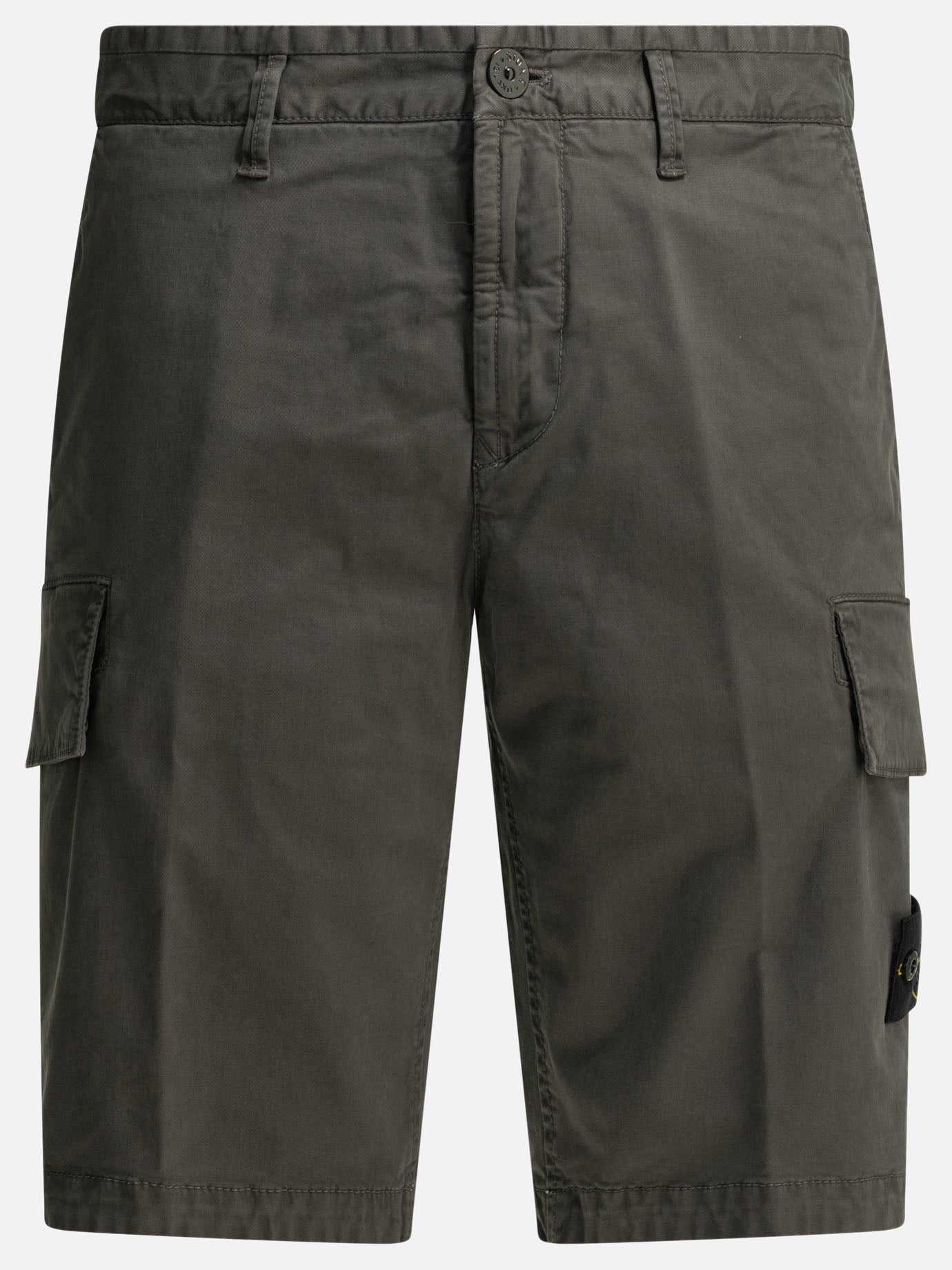 Cargo shorts Logo  Grey - Stone Island Men | PDP | VIETTI Online Store | Zoom-Modal
