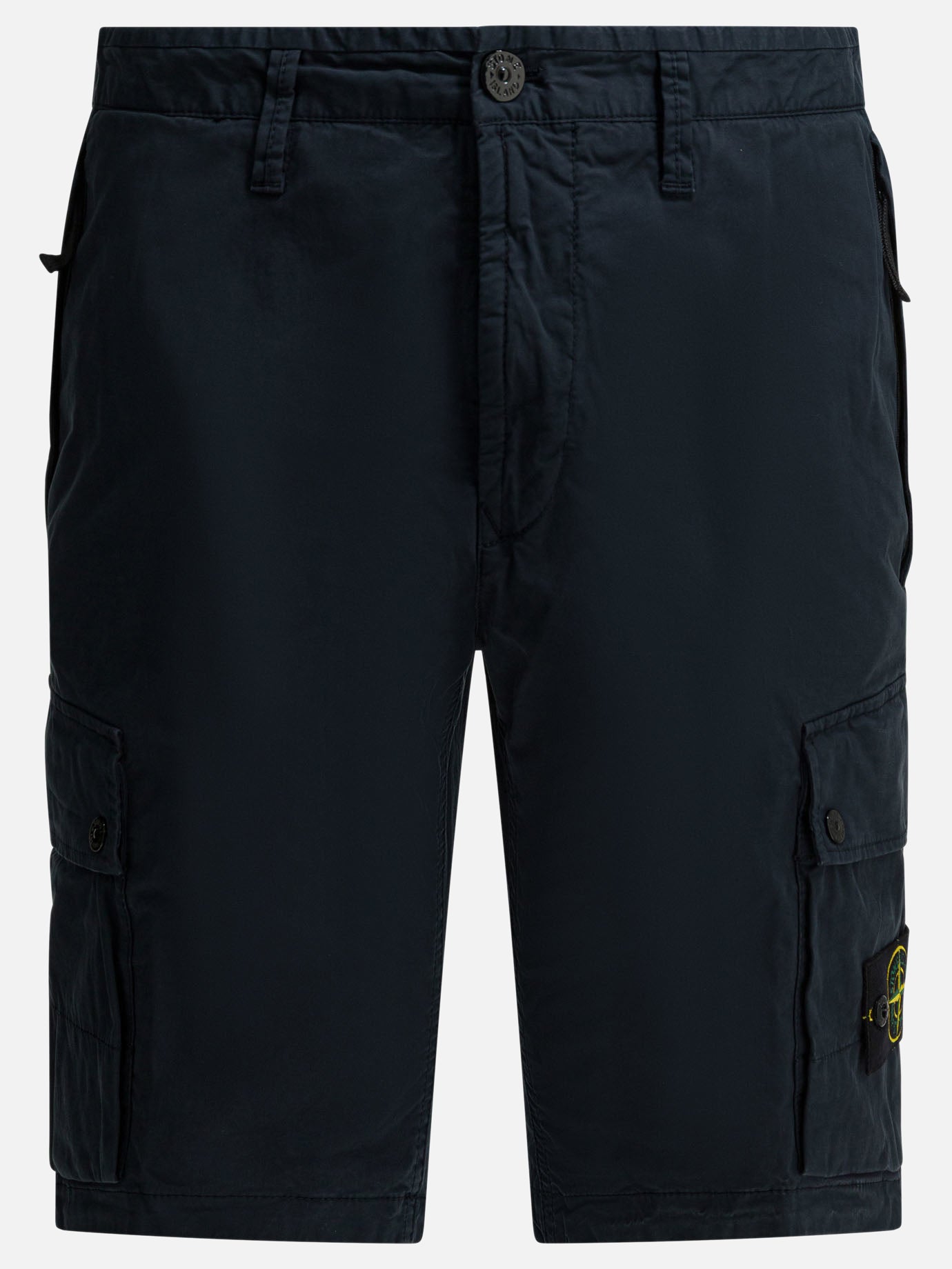 Cargo shorts Logo  Blue - Stone Island Men | PDP | VIETTI Online Store | thumbnail