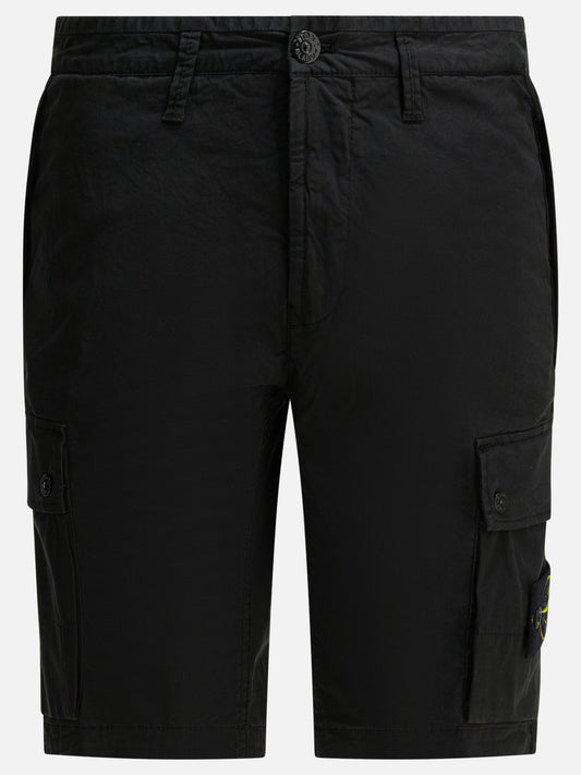 Short cargo Logo  Nero - Stone Island Uomo | PLP | VIETTI Online Store 
