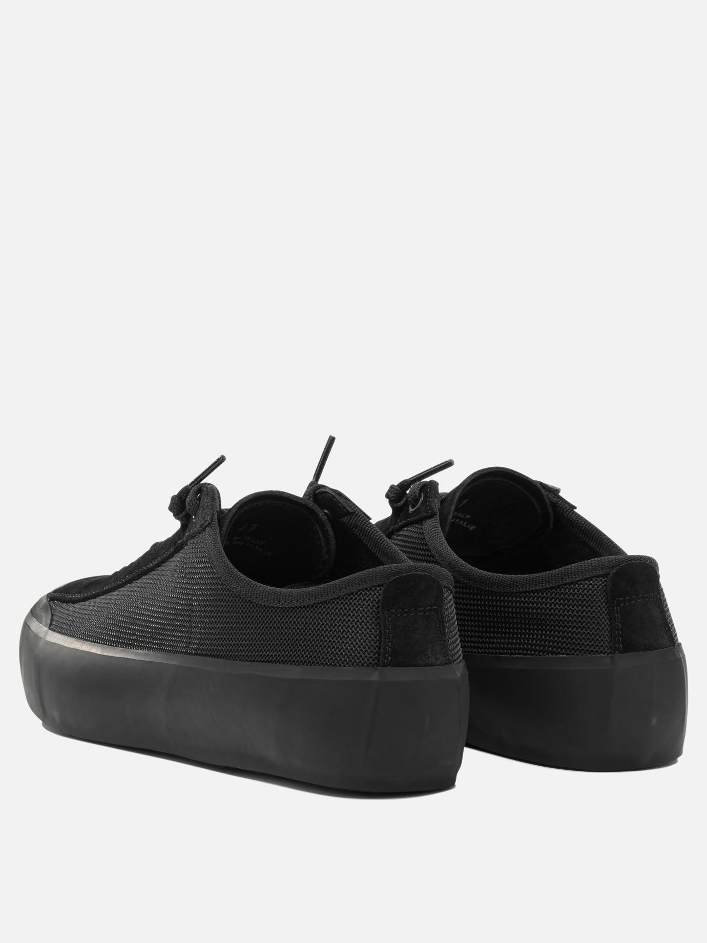 Sneaker basse 100% calf leather - 100% rubber  Nero - Stone Island Uomo | PDP | VIETTI Online Store | thumbnail_4