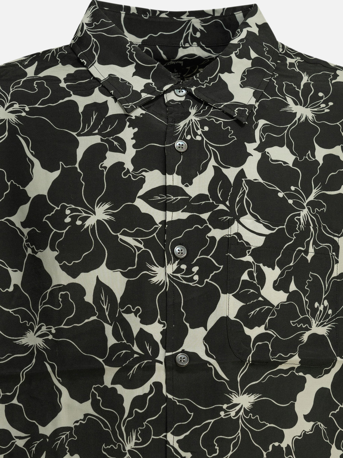 Stüssy "Hawaiian" Casual Shirt Black - VIETTI