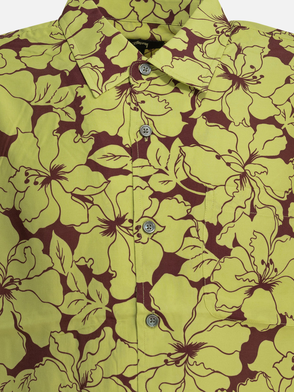 Stüssy "Hawaiian" Casual Shirt Green - VIETTI