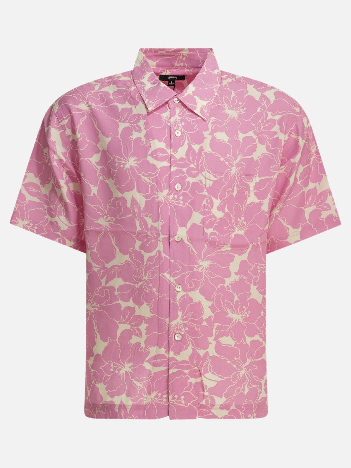 Stüssy "Hawaiian" Casual Shirt Pink - VIETTI