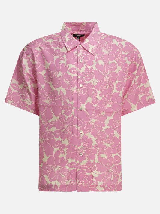 Stüssy "Hawaiian" Casual Shirt Pink

