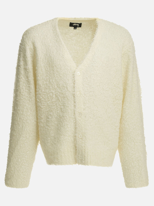 Stüssy "Textured" Cardigan White

