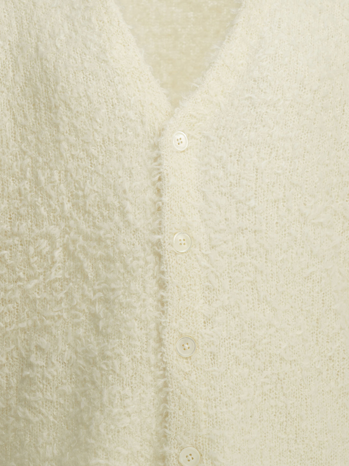Stüssy "Textured" Cardigan White

