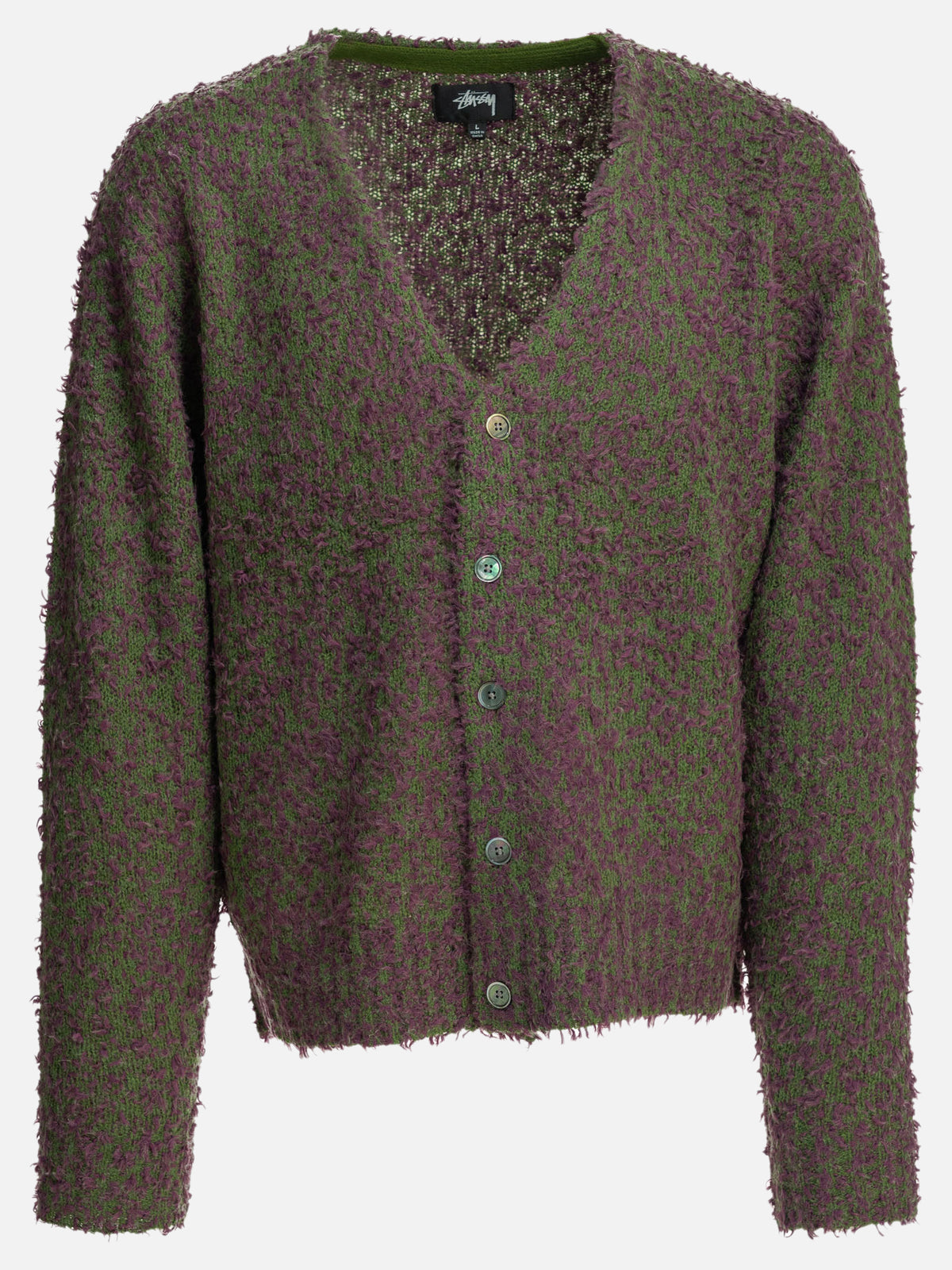 Stüssy "Textured" Cardigan Purple

