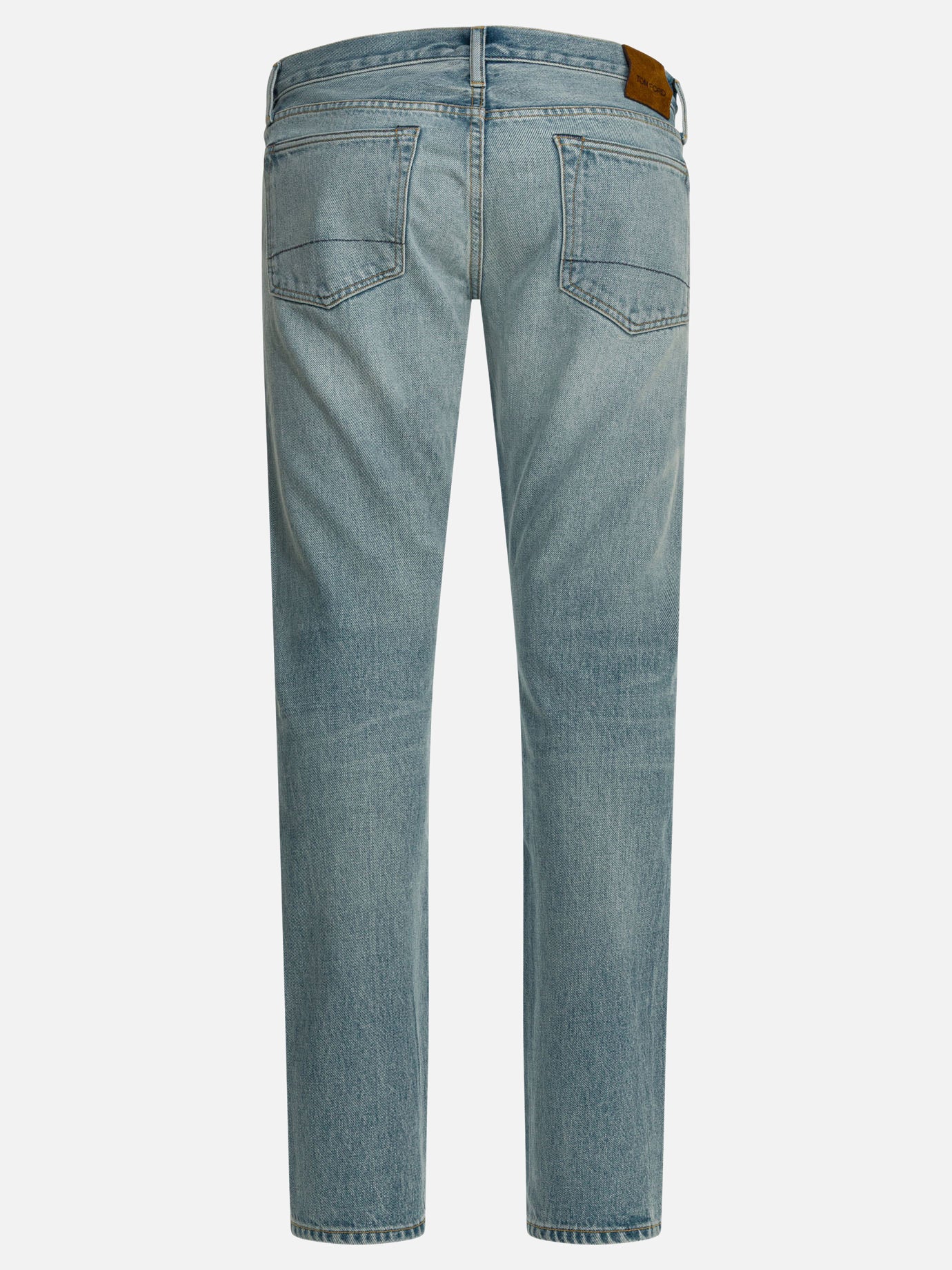 Straight-leg jeans Solid colour  Blue - Tom Ford Men | PDP | VIETTI Online Store | Zoom-Modal_2
