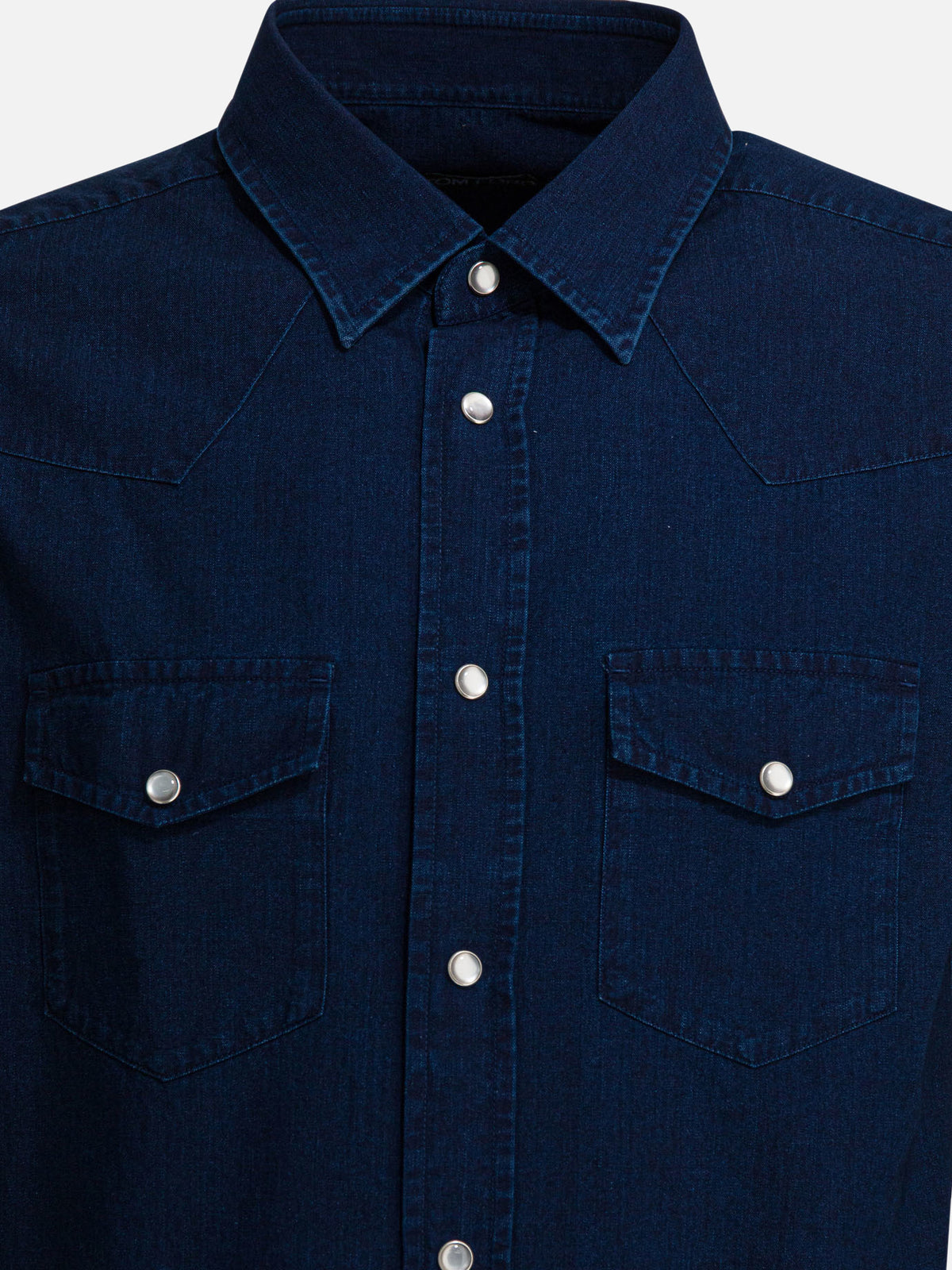 Tom Ford Western denim shirt Blue