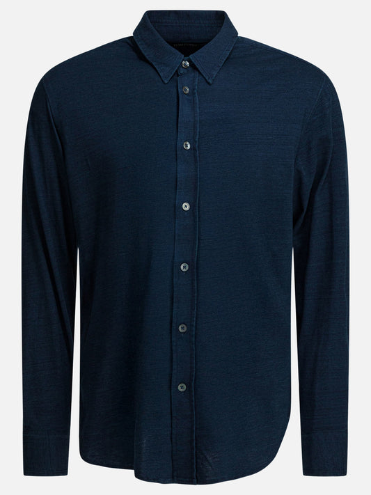 Camicie casual Solid colour  Blu - Tom Ford Uomo | PDP | VIETTI Online Store 
