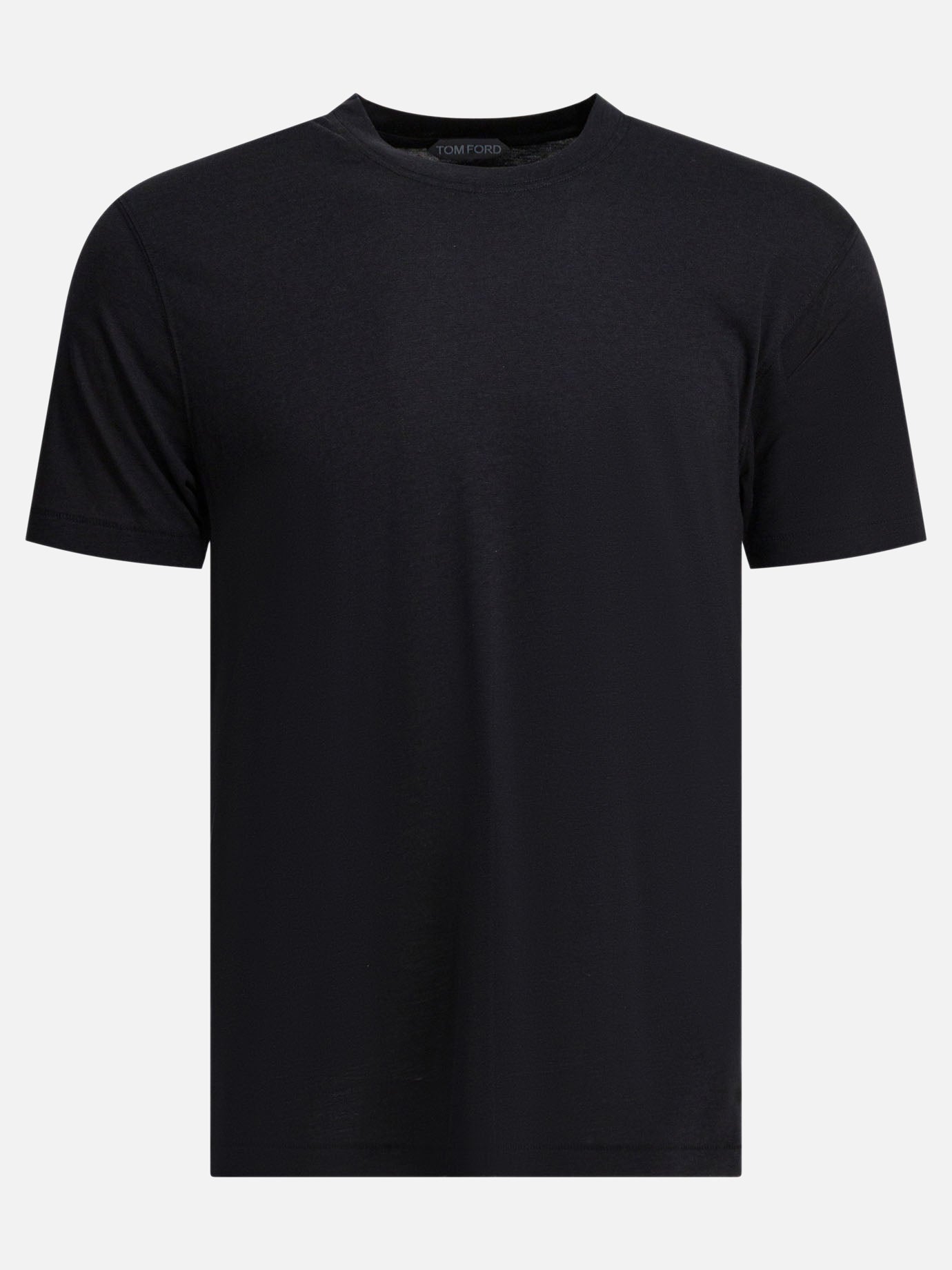 T-shirt girocollo Solid colour  Nero - Tom Ford Uomo | PDP | VIETTI Online Store | thumbnail