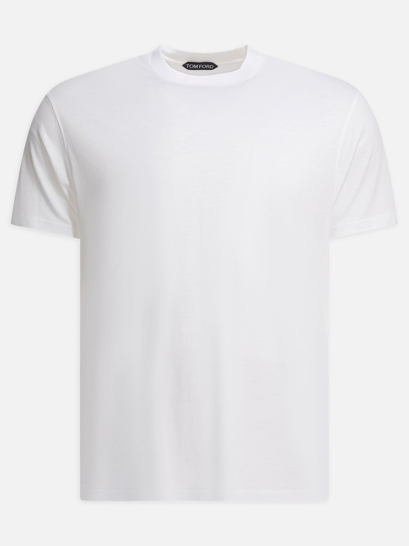Crewneck t-shirts Solid colour  White - Tom Ford Men | PDP | VIETTI Online Store | thumbnail
