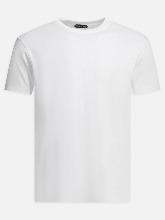 Crewneck t-shirts 100% cotton  White - Tom Ford Men | PLP | VIETTI Online Store 
