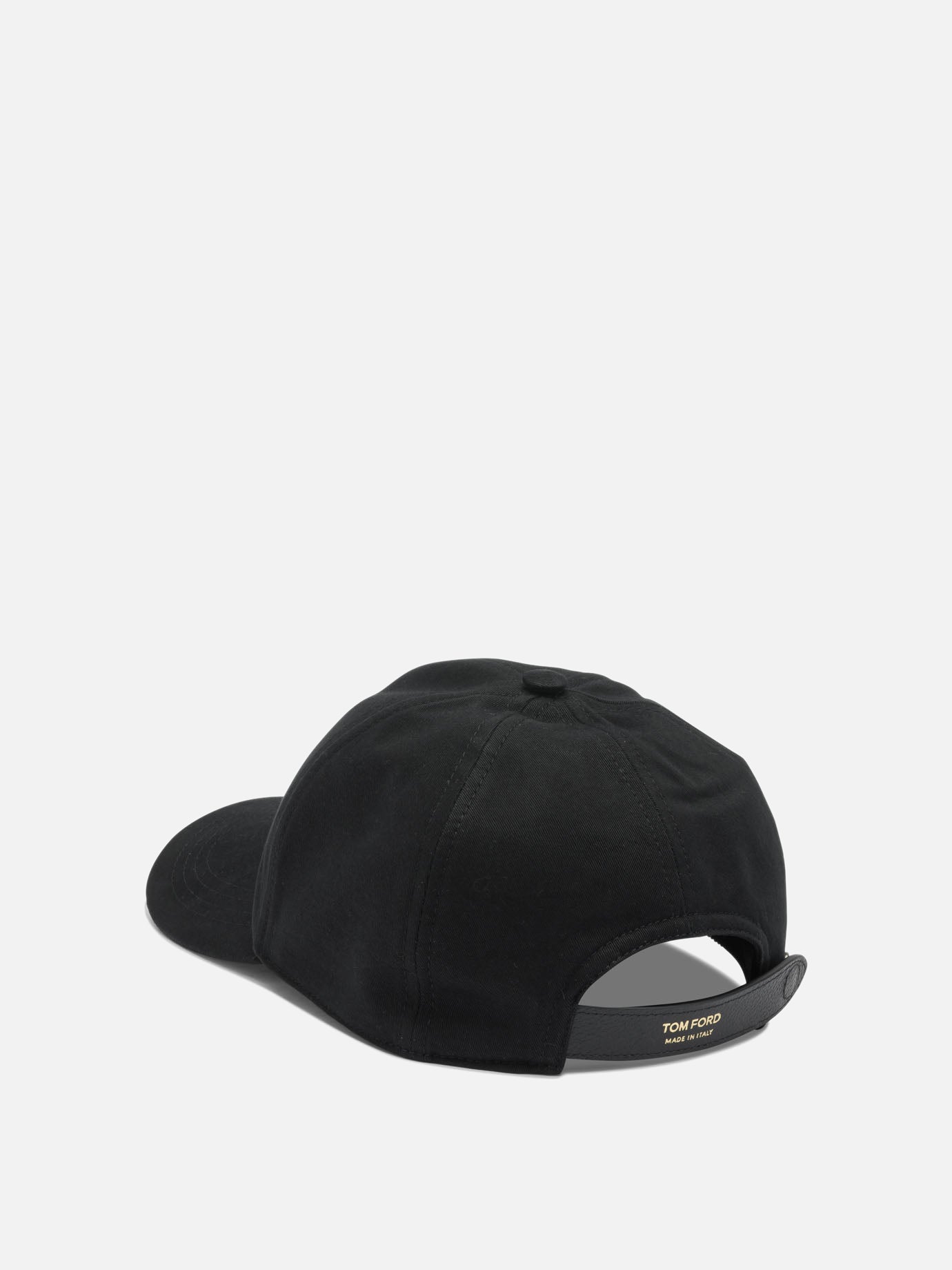 Cappelli da baseball 100% cotton - Other fabric: 100% calf leather  Nero - Tom Ford Uomo | PDP | VIETTI Online Store | Zoom-Modal_3
