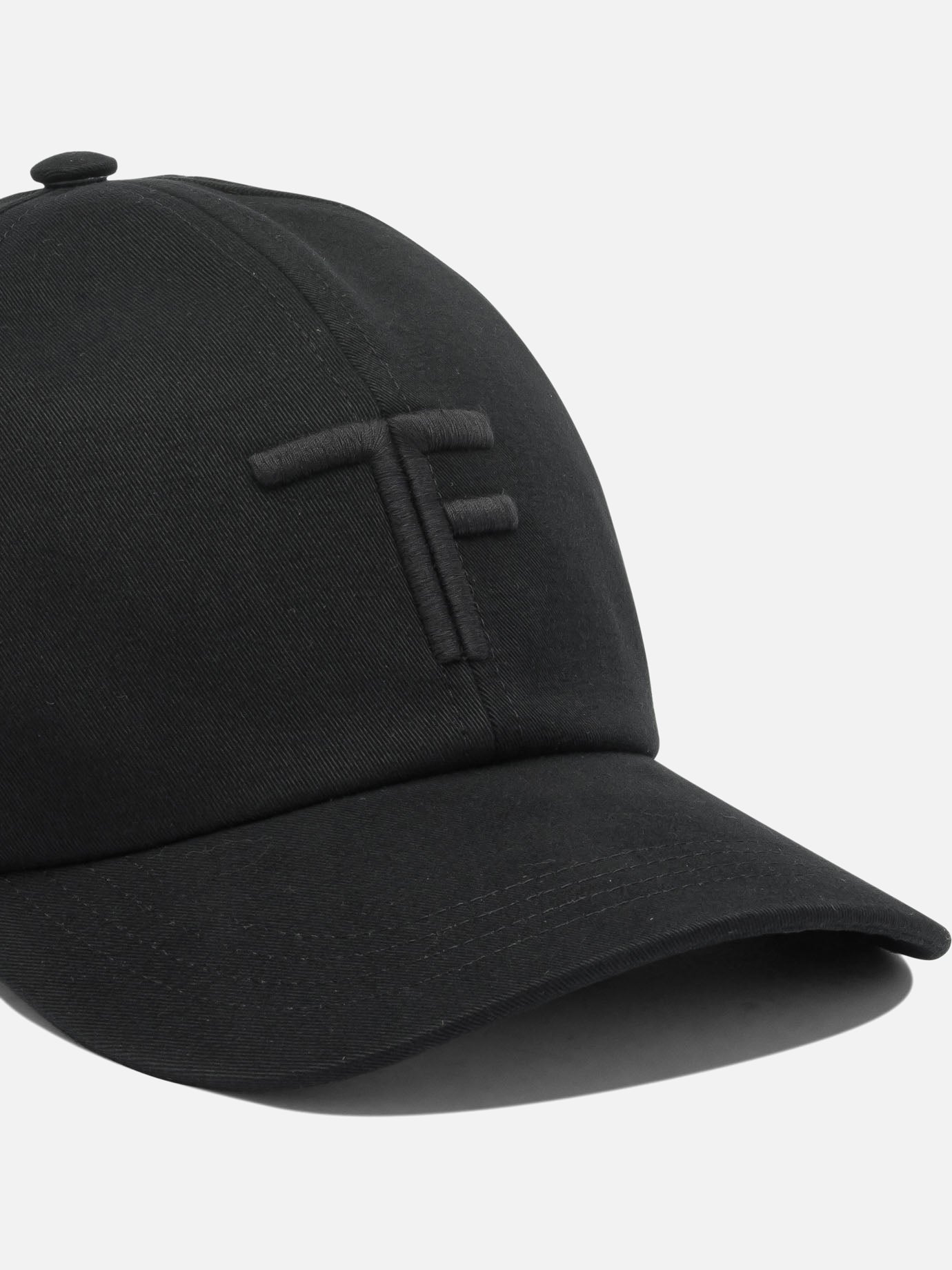 Cappelli da baseball 100% cotton - Other fabric: 100% calf leather  Nero - Tom Ford Uomo | PDP | VIETTI Online Store | thumbnail_4