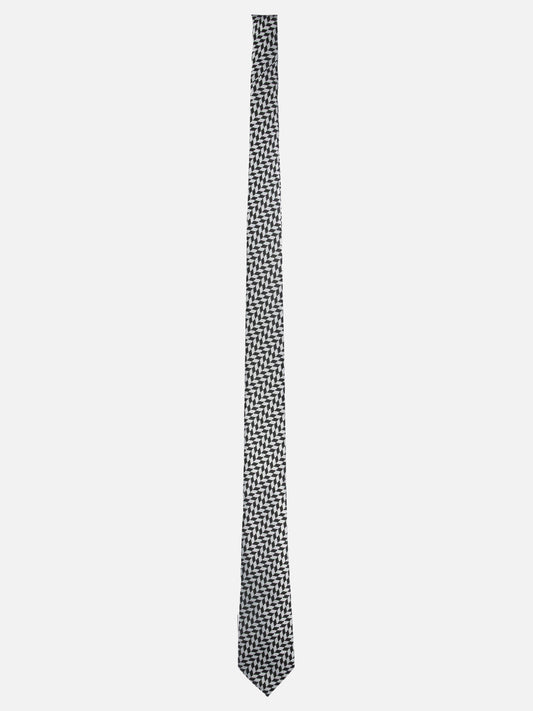 Tom Ford Mulberry silk tie White


