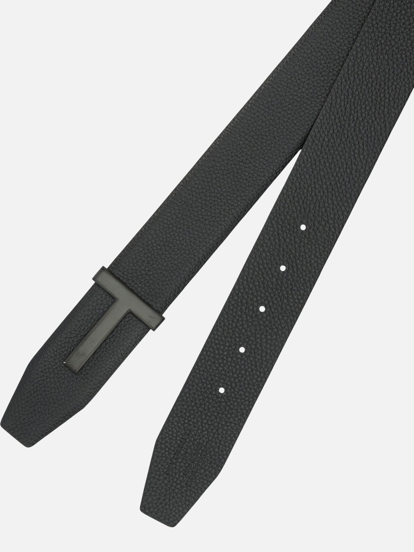 Leather belts 100% calf leather - 100% calf leather  Black - Tom Ford Men | PDP | VIETTI Online Store | Zoom-Modal_2
