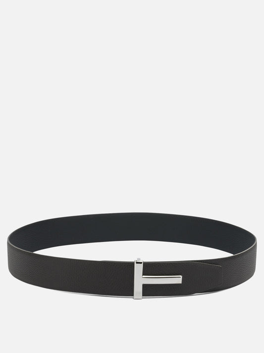 Leather belts 100% calf leather - 100% calf leather  Brown - Tom Ford Men | PLP | VIETTI Online Store 
