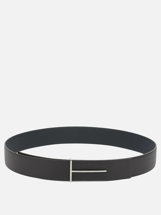 Cinture in pelle 100% calf leather - 100% calf leather  Marrone - Tom Ford Uomo | VIETTI Online Store 
