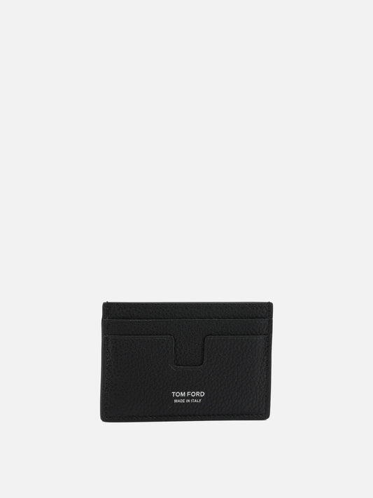 Portacarte 100% calf leather  Nero - Tom Ford Uomo | VIETTI Online Store 
