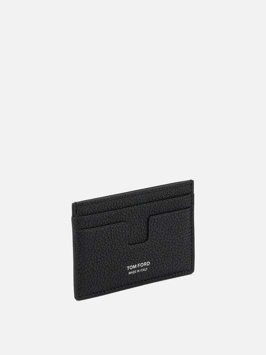 Portacarte 100% calf leather  Nero - Tom Ford Uomo | VIETTI Online Store | 2
