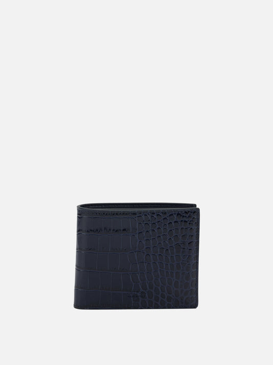 Portafogli 100% calf leather  Blu - Tom Ford Uomo | VIETTI Online Store 

