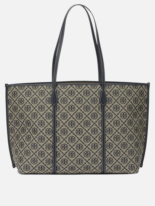 Tory Burch "Perry" Large Shoulder Bag Blue

