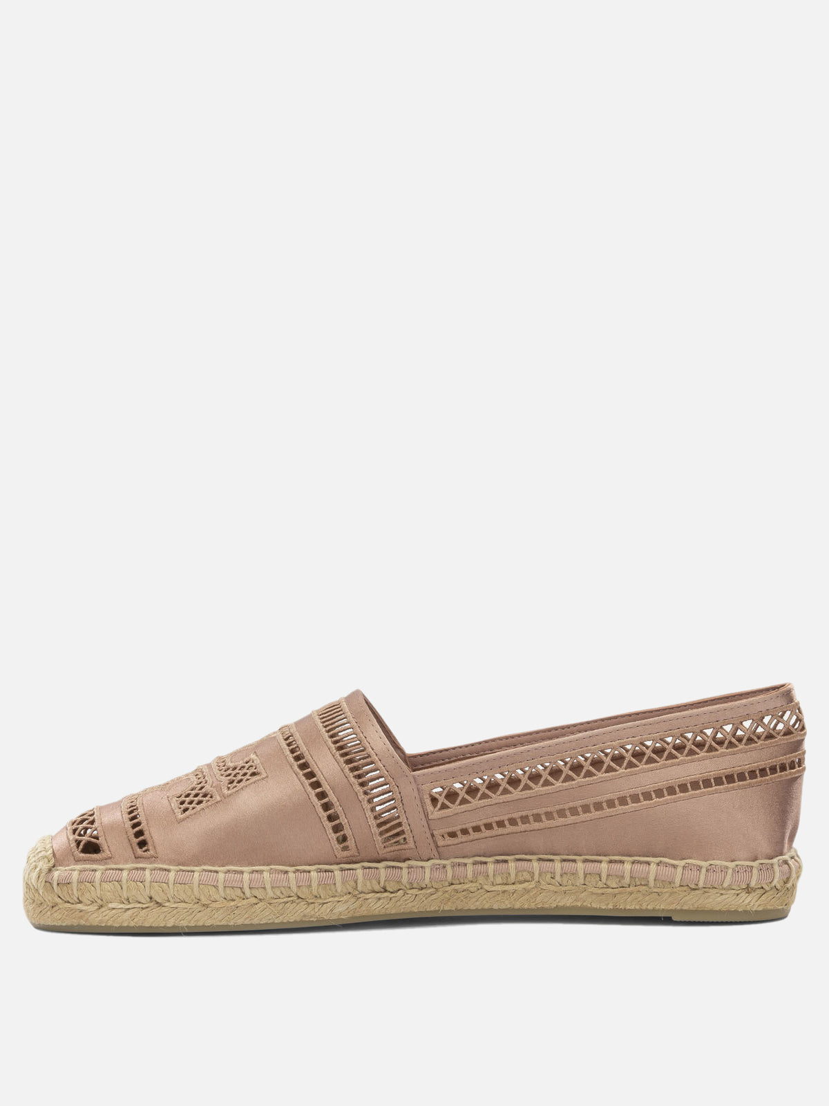 Tory Burch Flat satin espadrilles Pink - VIETTI