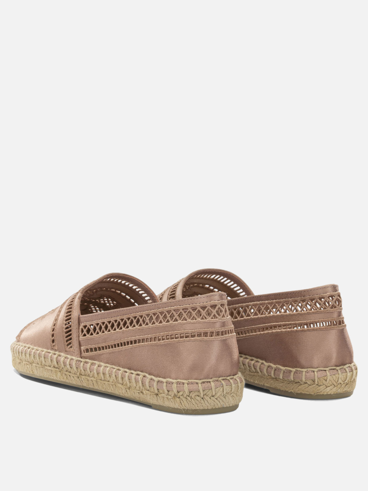 Tory Burch Flat satin espadrilles Pink - VIETTI