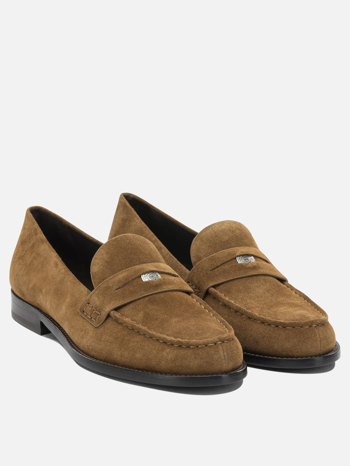 Tory Burch "Penny" Loafers Brown

