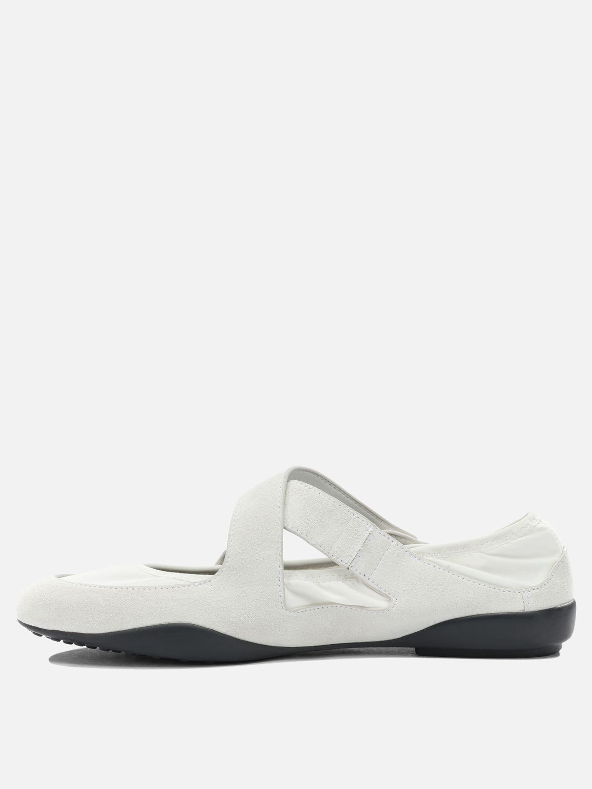 Tory Burch "Romy" Mary Jane Flats White - VIETTI