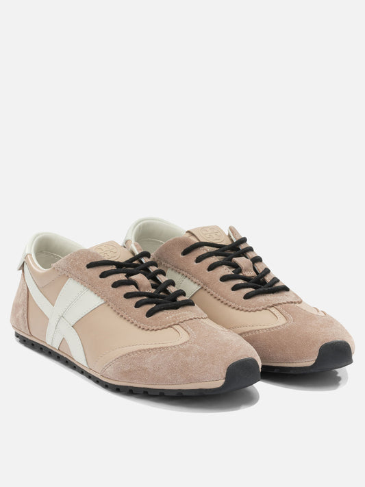 Tory Burch "Hank" Low-Top Sneakers Pink

