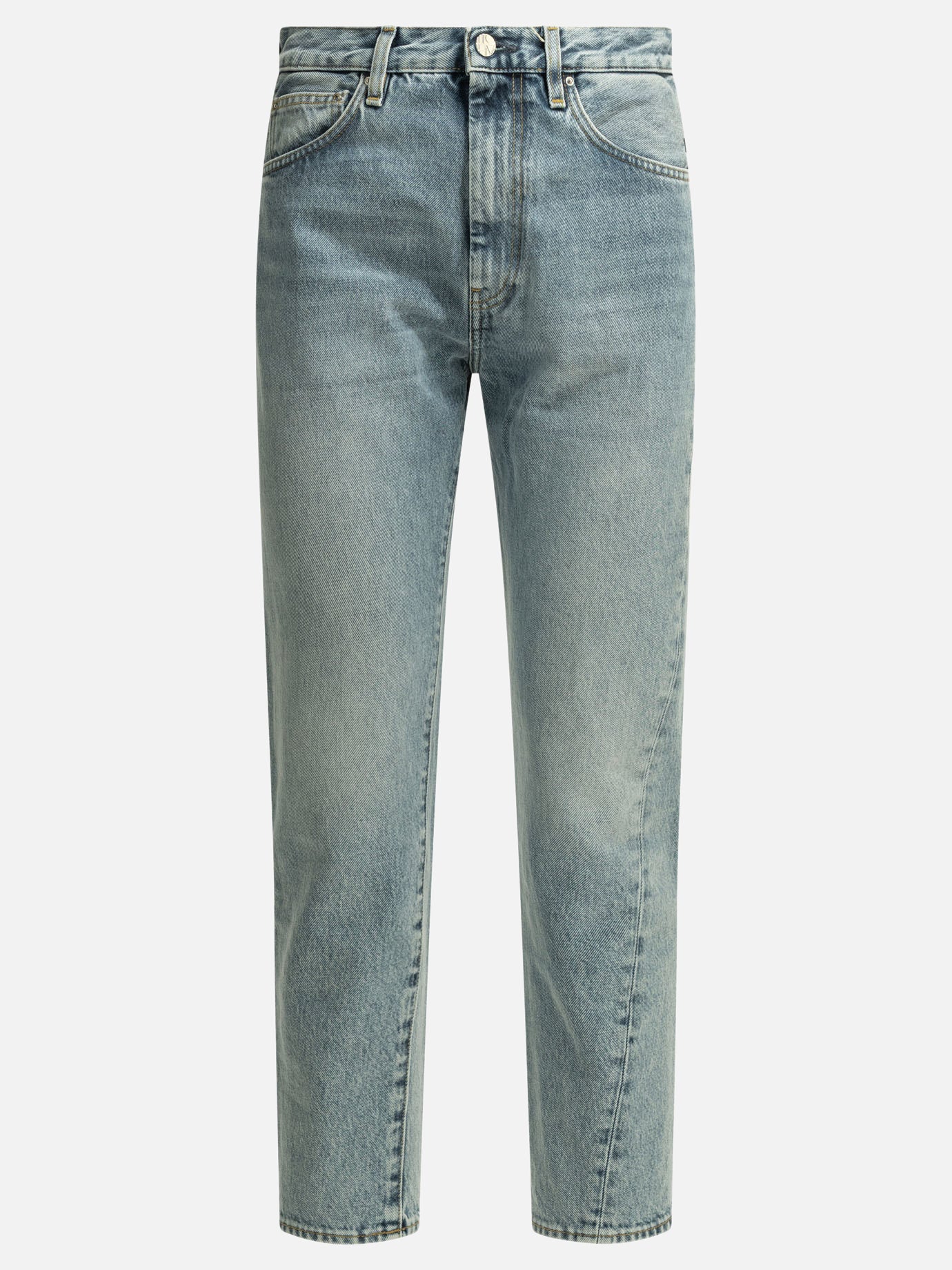 Jeans a gamba dritta Solid colour  Azzurro - Toteme Donna | PDP | VIETTI Online Store | Zoom-Modal

