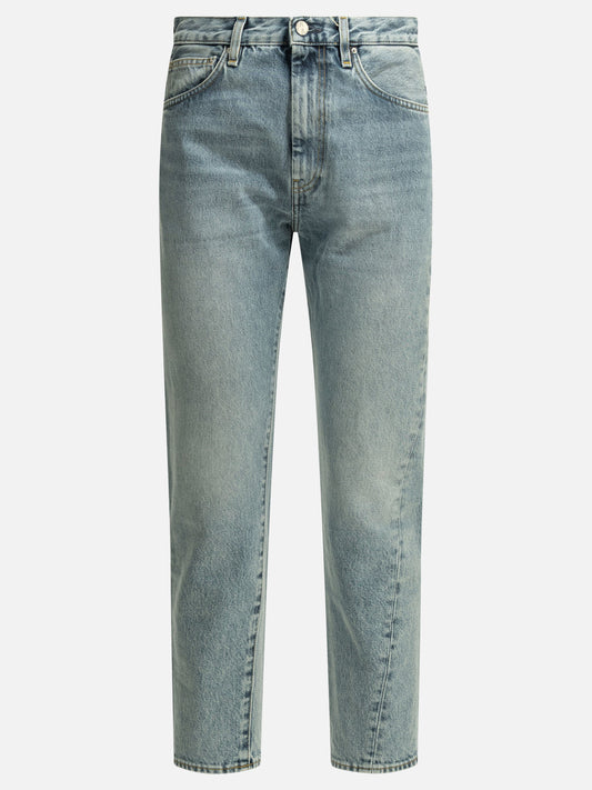 Jeans a gamba dritta Solid colour  Azzurro - Toteme Donna | PDP | VIETTI Online Store 
