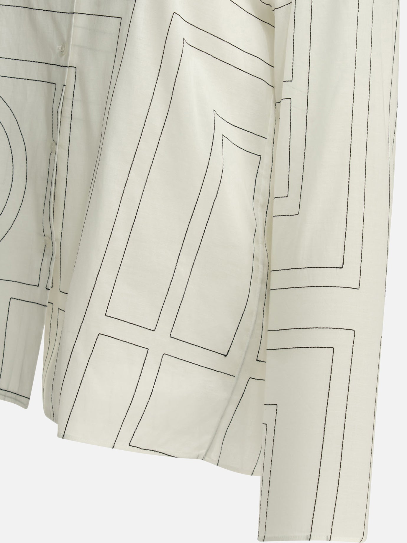 Casual shirts Embroidered  White - Toteme Women | PDP | VIETTI Online Store | thumbnail_4