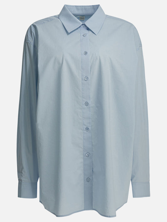 Casual shirts Solid colour  Light blue - Toteme Women | PLP | VIETTI Online Store 
