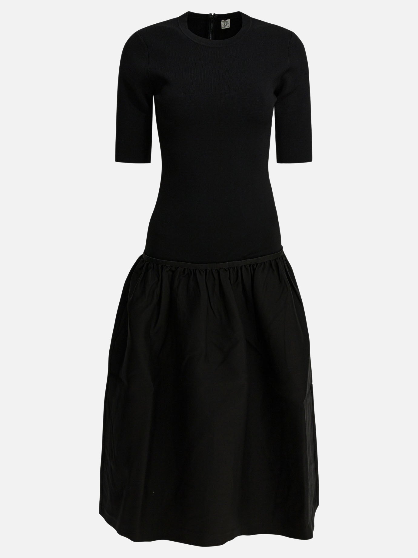 Midi dresses Solid colour  Black - Toteme Women | PDP | VIETTI Online Store | Zoom-Modal
