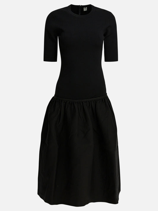 Abiti midi Solid colour  Nero - Toteme Donna | PDP | VIETTI Online Store 
