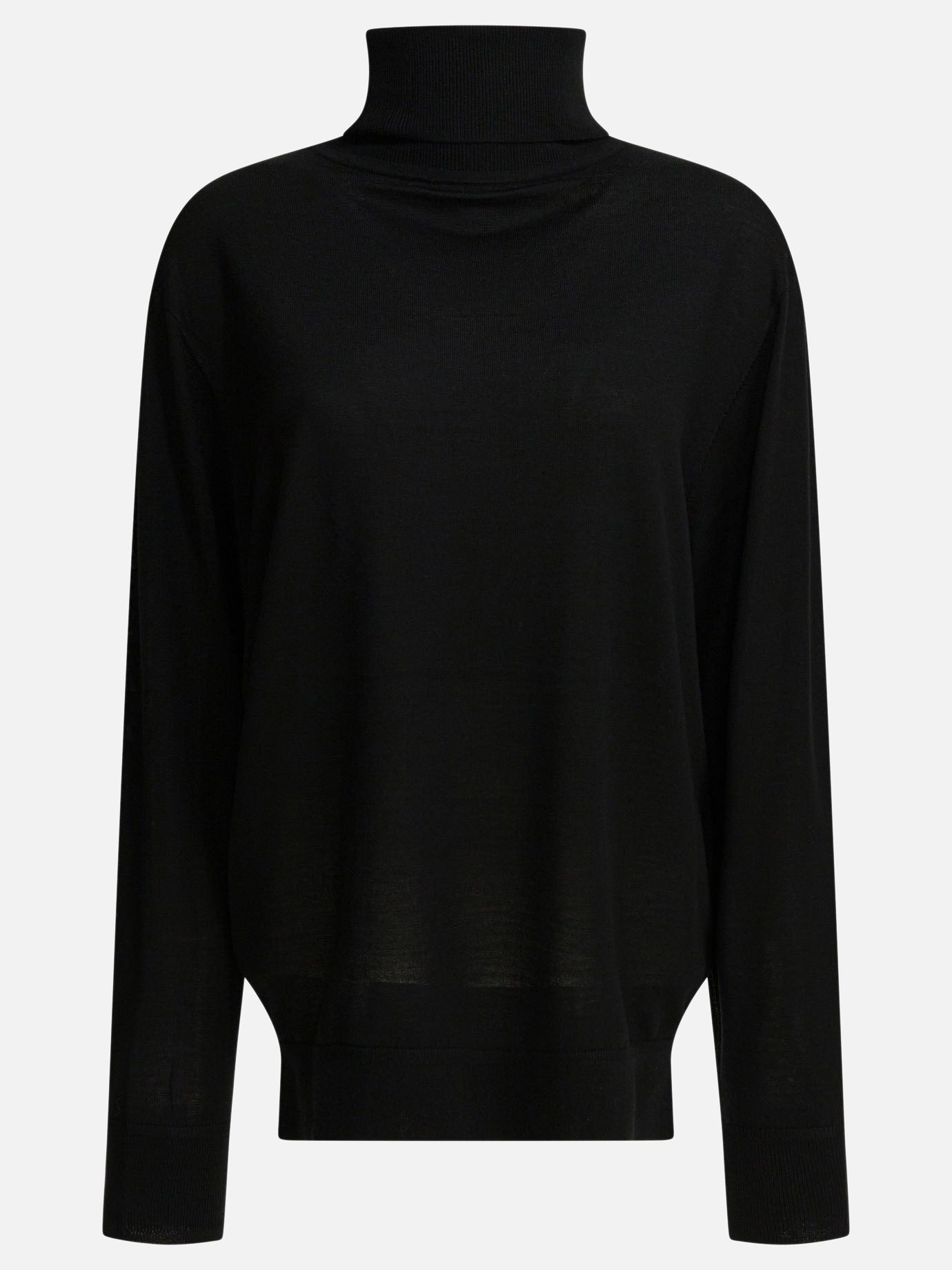 Turtleneck sweaters Solid colour  Black - Toteme Women | PDP | VIETTI Online Store | Zoom-Modal
