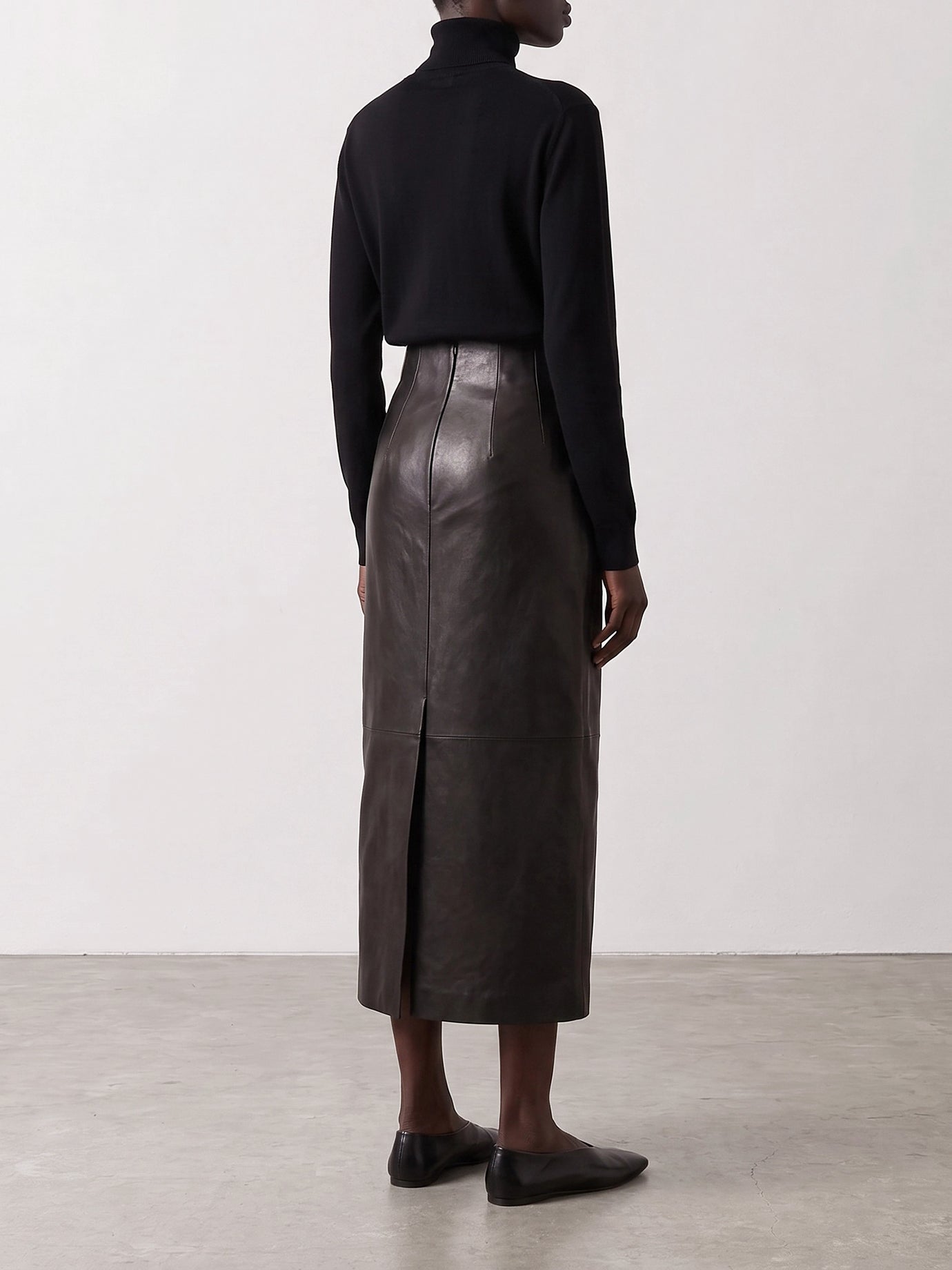 Turtleneck sweaters Solid colour  Black - Toteme Women | PDP | VIETTI Online Store | Zoom-Modal_3
